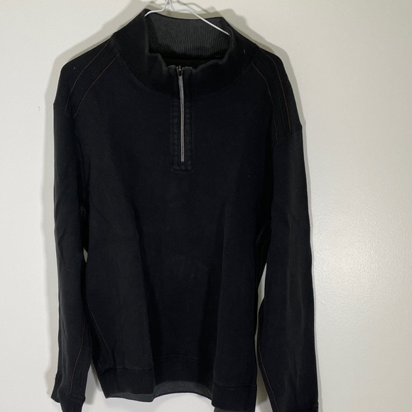 3 Tommy Bahama Men's Zip Up Sweaters - Black, Purple, Light Blue - Picture 7 of 11